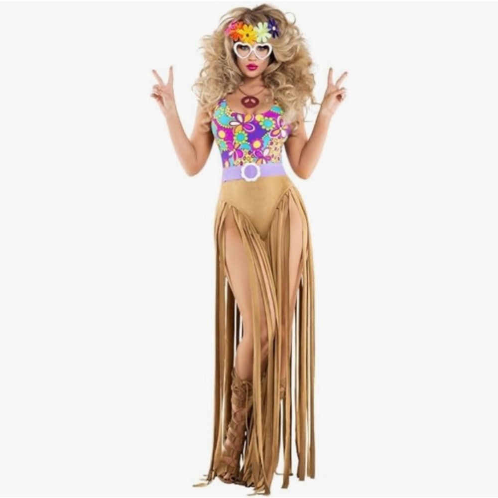 Starline Hippie Costume. Glasses, necklace and shoes not included.